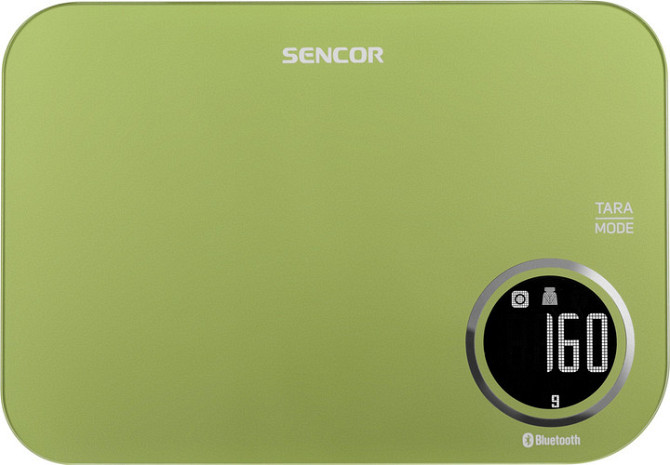 Весы кухонные Sencor SKS7070GG 5 кг салатовые Київ - зображення 4