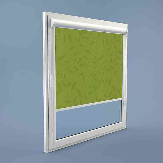 Рулонна штора Rolets Натура 2-2098-800 80x170 см закритого типу Зелена Київ