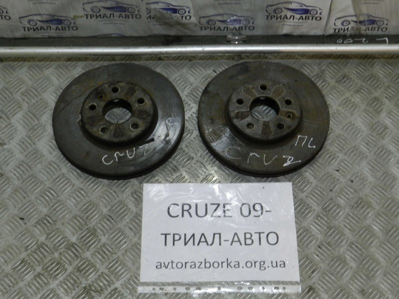 Диск тормозной передний Chevrolet Cruze J300 2009 перед. (б/у) Київ - зображення 1