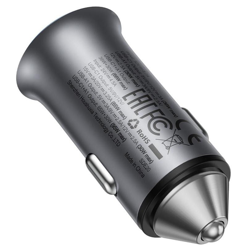 АЗУ Acefast B16 PD65W+QC3.0 total 95W (1USB-A/1C) Херсон - зображення 6