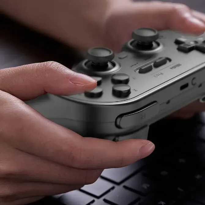 Геймпад 8bitdo pro 2 bluetooth джойстик gamepad black (80gj), чорний Кривий Ріг - зображення 3