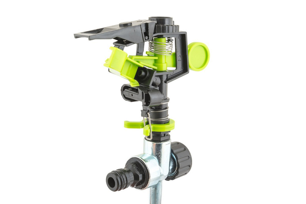 Ороситель для полива импульсный MASTERTOOL ½" 3 режима 20 м на металлической ножке 5.3-13.5 л/мин 92 Харків - зображення 3