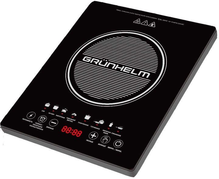 Плита індукційна настільна Grunhelm GI-915 2000 Вт Київ - зображення 1