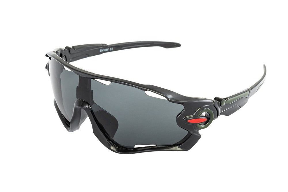 Очки открытые MASTERTOOL SPORTLINE BLACK панорамная линза защита от царапин ANTI-SCRATCH 82-0006 Харьков - изображение 1