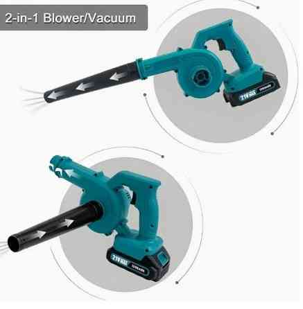 Бездротовий пилосос та повітродувка з двома акумуляторами 1300 мАг і зарядним пристроєм Киев