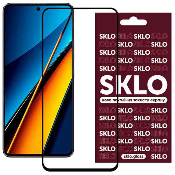 Защитное стекло SKLO 3D для Xiaomi Poco X6 Pro / F6 Херсон