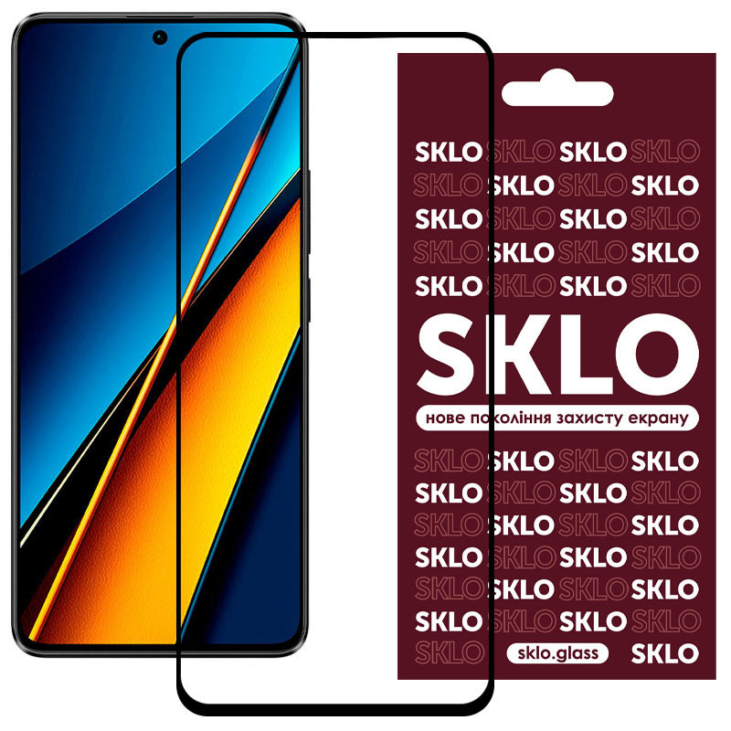 Защитное стекло SKLO 3D для Xiaomi Poco X6 Pro / F6 Херсон - изображение 1