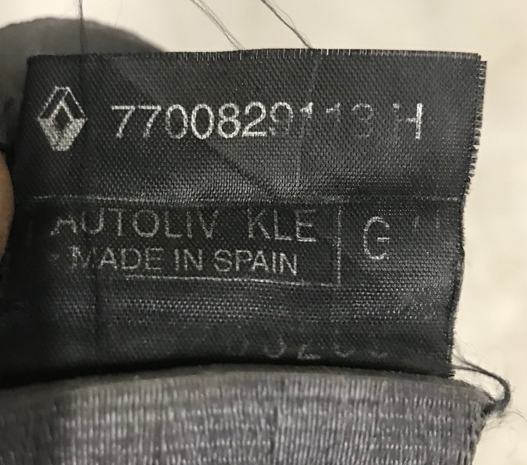 Бу ремень безопасности передний левый Renault Laguna 1, 7700829113 Кропивницький - зображення 2