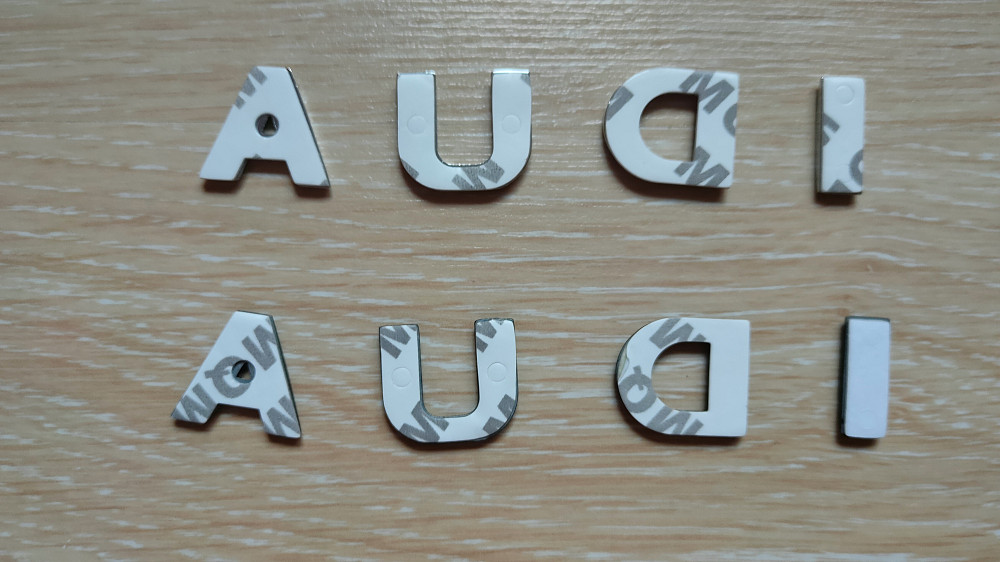 Металлические буквы на авто AUDI Ауди не ржавеют Борисполь - изображение 3