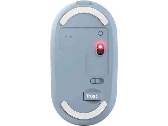Мышь компьютерная безпроводная Trust Puck Rechargeable Ultra-Thin BT WL Silent Blue 24126_TRUST голу Киев