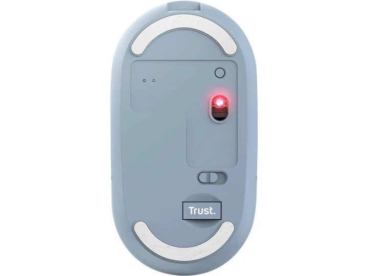 Мышь компьютерная безпроводная Trust Puck Rechargeable Ultra-Thin BT WL Silent Blue 24126_TRUST голу Киев - изображение 2
