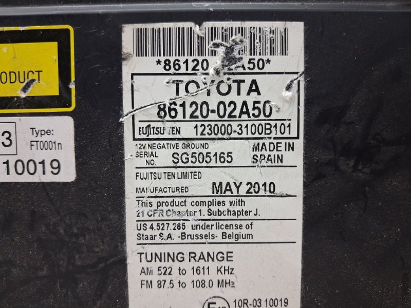 Магнитофон Toyota Auris E150 1.6 БЕНЗИН 1ZRFAE 2006 (б/у) Киев - изображение 5