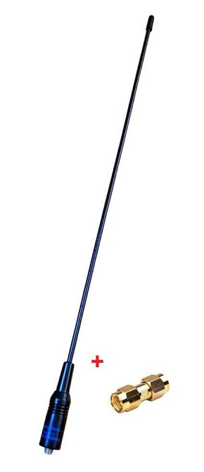 Антенна двухдиапазонная 144/430 МГц 2,15dBi/3dBi 10Вт NA-771, SMA-female, оригинальная с голограммой Дніпро - зображення 1