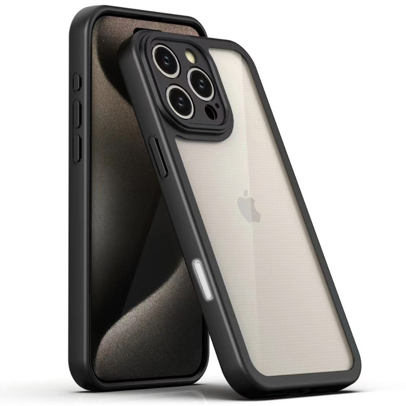 TPU чехол Transparent + Colour 1,5mm для Apple iPhone 16 Pro (6.3") Херсон - зображення 1