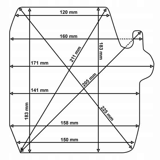 Домкрат гидравлический бутылочный телескопический 12т 240-590 мм TORIN TH812001 Харків