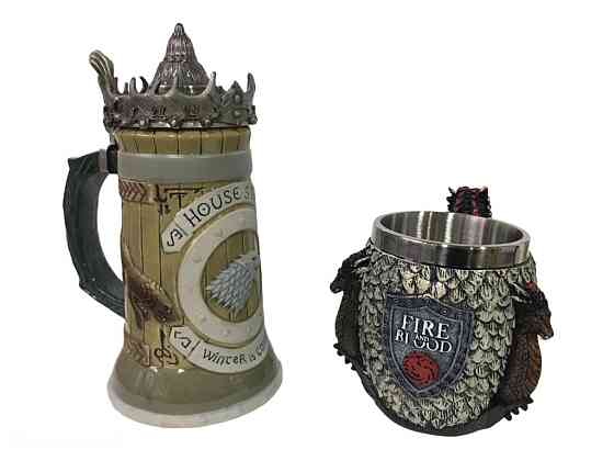 Подарочный набор Кухоль Игра Престолов Дом Старков и 3 (код 00547) Киев