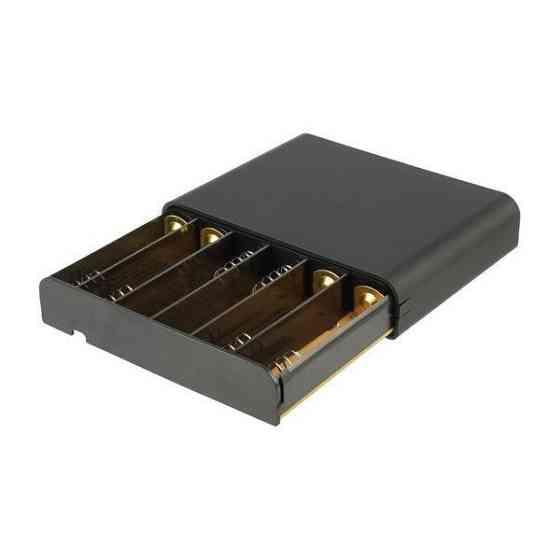 DM Портативне джерело живлення 6-cell battery 5V/9V/12V  (No battery) Black Харьков