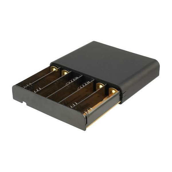 DM Портативне джерело живлення 6-cell battery 5V/9V/12V  (No battery) Black Харків - зображення 2