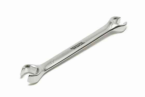 Ключ разрезной для трубных гаек MASTERTOOL 15×17 мм CrV 74-1517 Харків