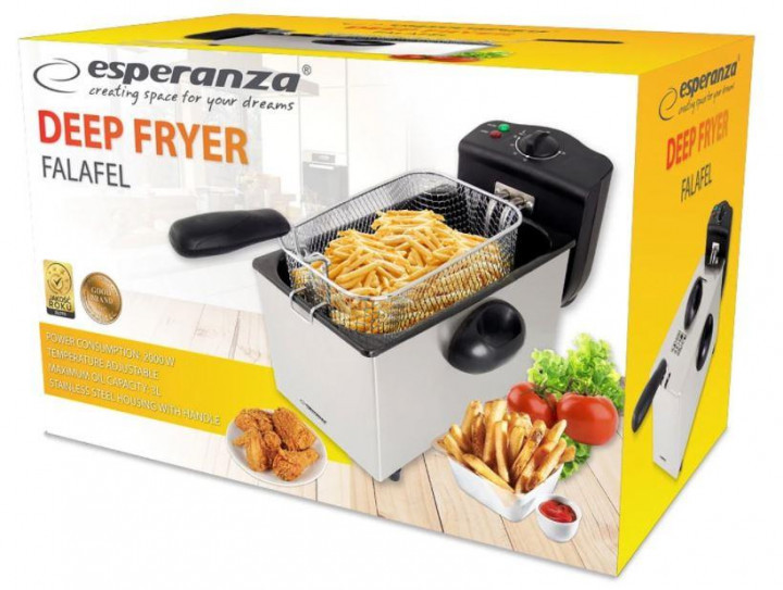 Фритюрница электрическая Esperanza Falafel EKG-010 3 л Киев - изображение 3