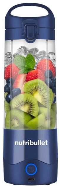 Фитнес-блендер аккумуляторный Nutribullet NBP003NBL 100 Вт синий Київ - зображення 1