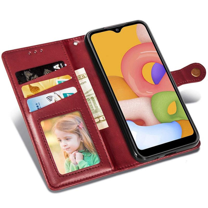 Кожаный чехол-книжка GETMAN Gallant (PU) для Samsung Galaxy A07 Херсон - изображение 5