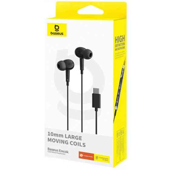 Навушники Baseus Encok CZ18 Type-C Black (A00170100113-Z1) Харків