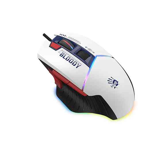 Мышь компьютерная проводная Bloody W95 Max Sports Navy белая Киев