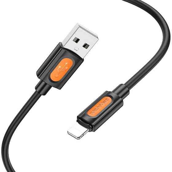 Дата кабель Borofone BX114 Structure USB to Lightning 2.4A (1m) Херсон