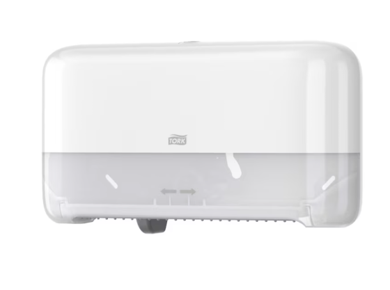 Диспенсор горизонт. OptiServe Coreless 2-Roll для двух рулонов бесстревой туалетной бумаги, белый Київ