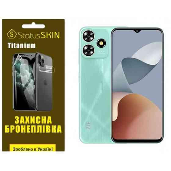 Поліуретанова плівка StatusSKIN Titanium для ZTE Blade A73 4G Глянцева Харьков