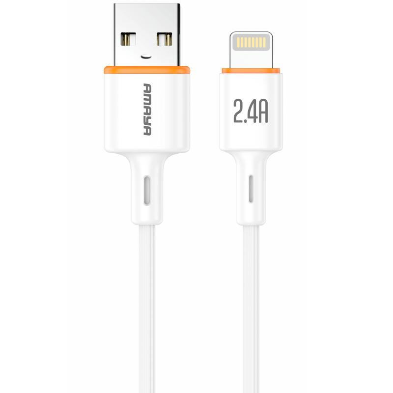 Дата кабель Amaya L66 USB to Lightning 2.4A (1m) Херсон - изображение 1