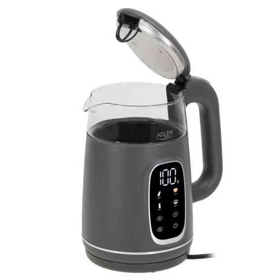 Электрочайник Adler AD 1305 grey silver 1.7 л серый Київ