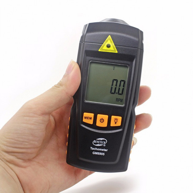 Тахометр бесконтактный (2,5-99999 об/мин) BENETECH GM8905 Харків - зображення 6