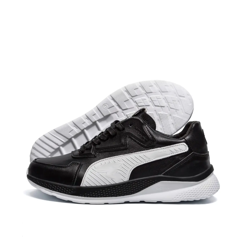 Мужские кожаные кроссовки  RS Black Київ - зображення 1