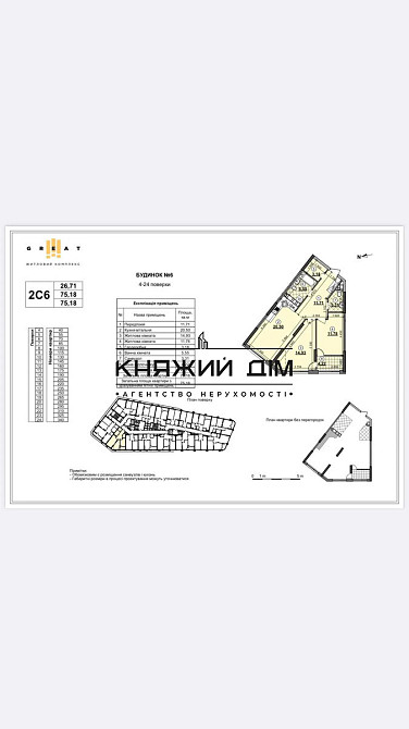 Продам видову 2-к кв. в ЖК Грейт вул.Дніпровська наб. 15Е. 5 Будинок. Киев - изображение 5