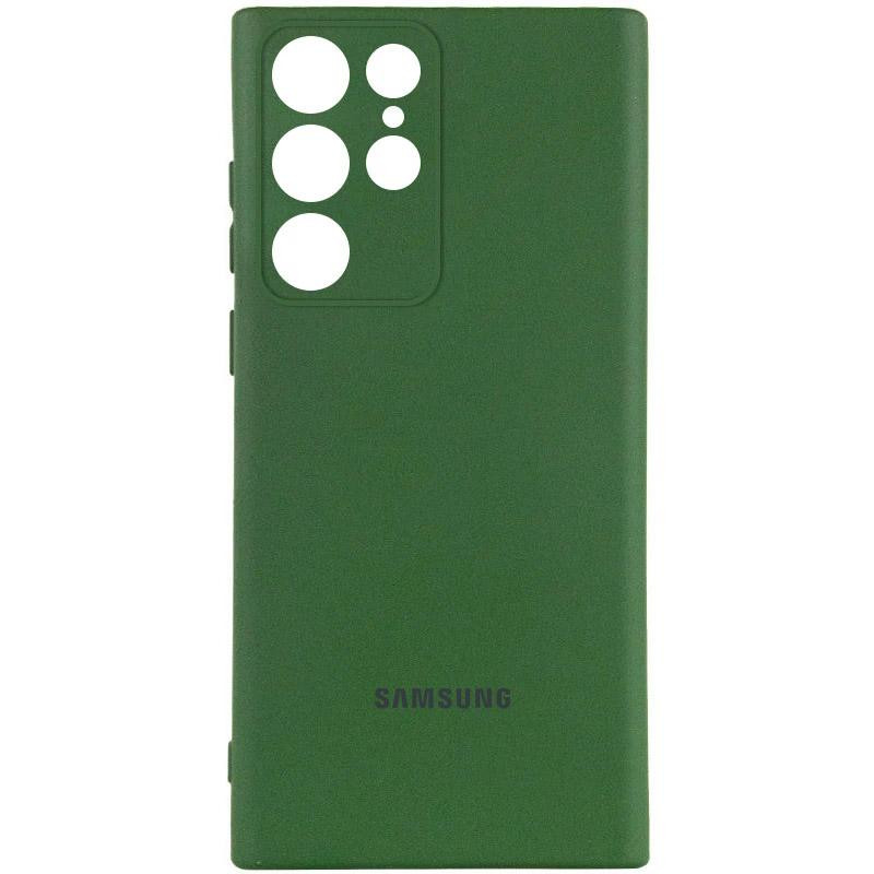 Чехол Silicone Cover Lakshmi Full Camera (AA) with logo для Samsung Galaxy S24 Ultra Херсон - зображення 1