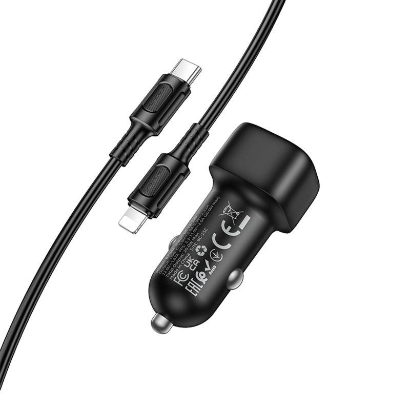 АЗУ Borofone BZ34A Cloud PD20W (1USB-C) + кабель Type-C to Lightning Херсон - зображення 5