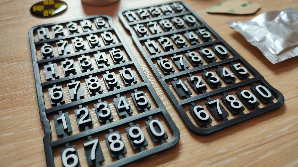 Табличка с номером телефона + Ароматизатор пахучка Parking Card на панель авто Борисполь - изображение 2