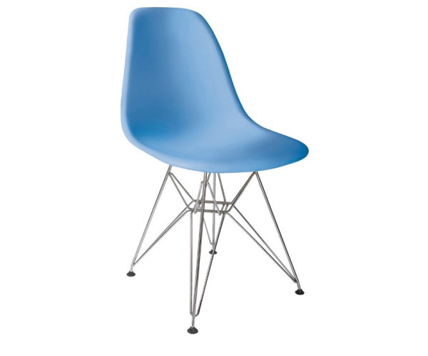 Стілець Тауер ніжки метал пластик блакитний Дніпро - зображення 1