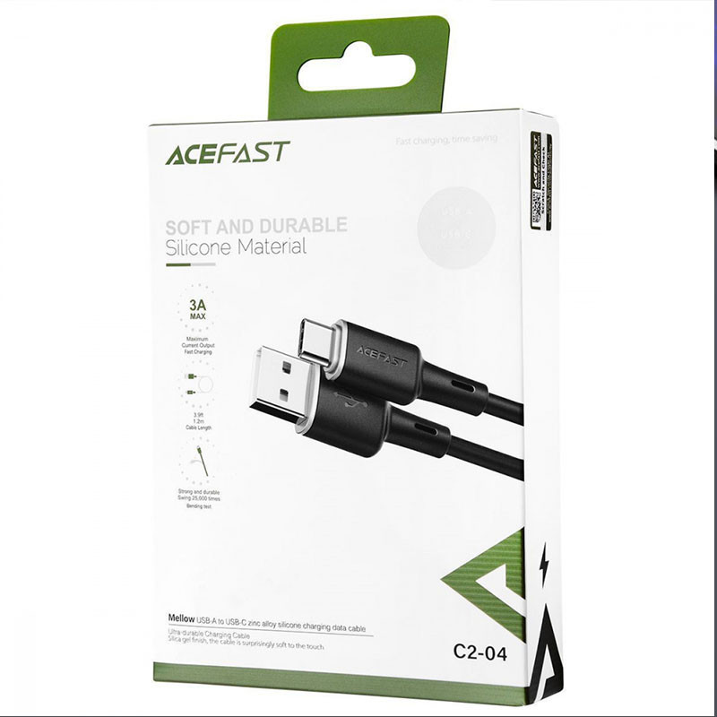 Дата кабель Acefast C2-04 USB to Type-C 3A (1.2m) Херсон - зображення 5