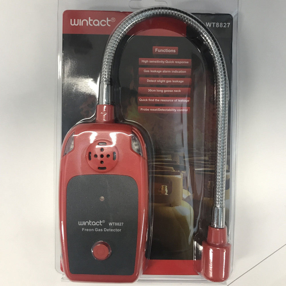 Детектор утечки фреона (10-1000 PPM) WINTACT WT8827 Харків - зображення 7