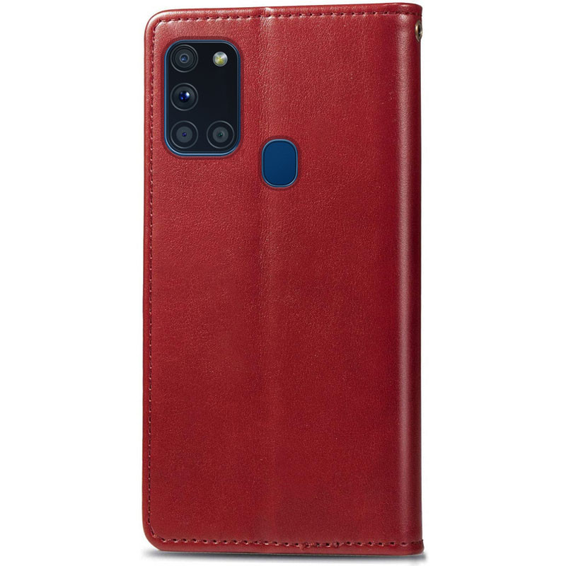 Кожаный чехол-книжка GETMAN Gallant (PU) для Samsung Galaxy A21s Херсон - зображення 3