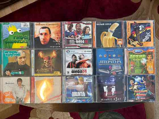 DVD ДИСКИ(ігрові та музичні) Київ