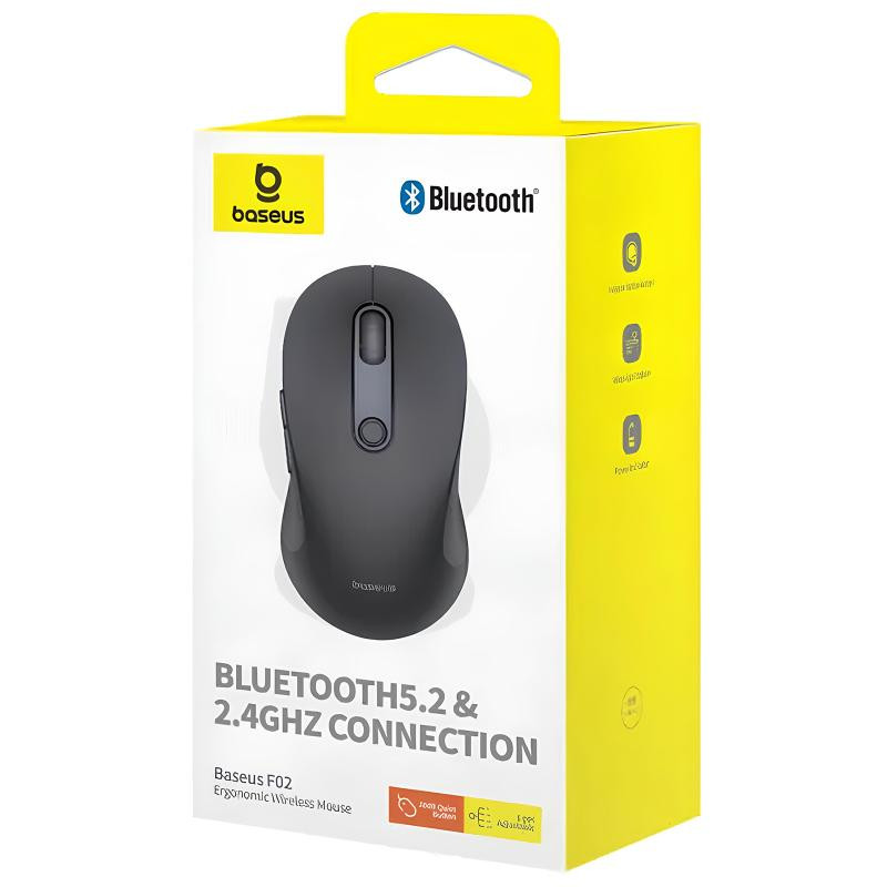 Мышь беспроводная Baseus F02 Ergonomic Bluetooth (B010555) Херсон - изображение 2