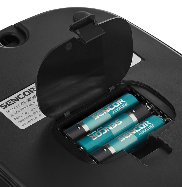 Весы кухонные Sencor SKS0804BK 2 кг черные Київ - зображення 6