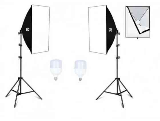 Набір постійного світла Puluz PU5070-2 Led Softbox Kit Київ