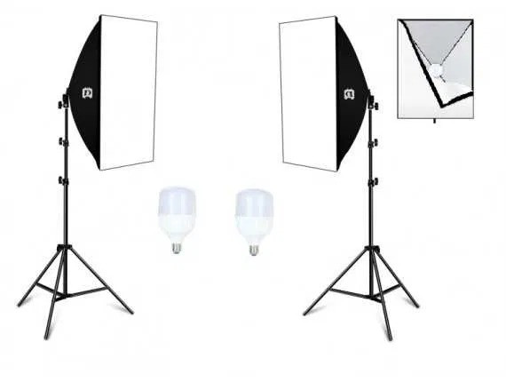 Набір постійного світла Puluz PU5070-2 Led Softbox Kit Киев - изображение 5