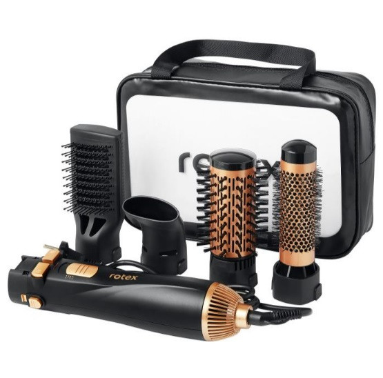 Фен-щетка Rotex RHС490-T 1200 Вт черный Київ - зображення 9