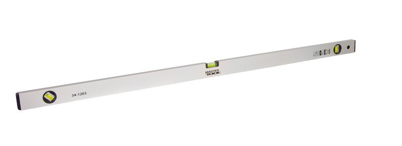 Уровень строительный MASTERTOOL 120 см 3 капсулы 0,5 мм/м 0,03° 34-1203 Харків - зображення 1
